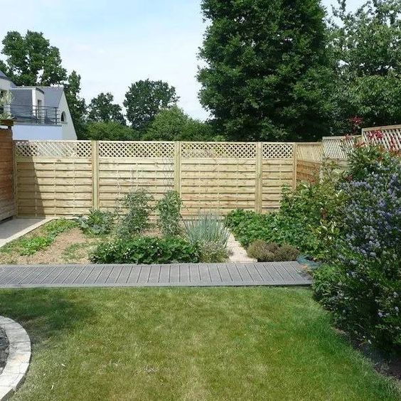 Palissade en bois